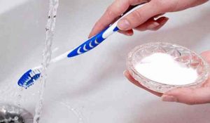 bicarbonato de sodio para blanquear los dientes